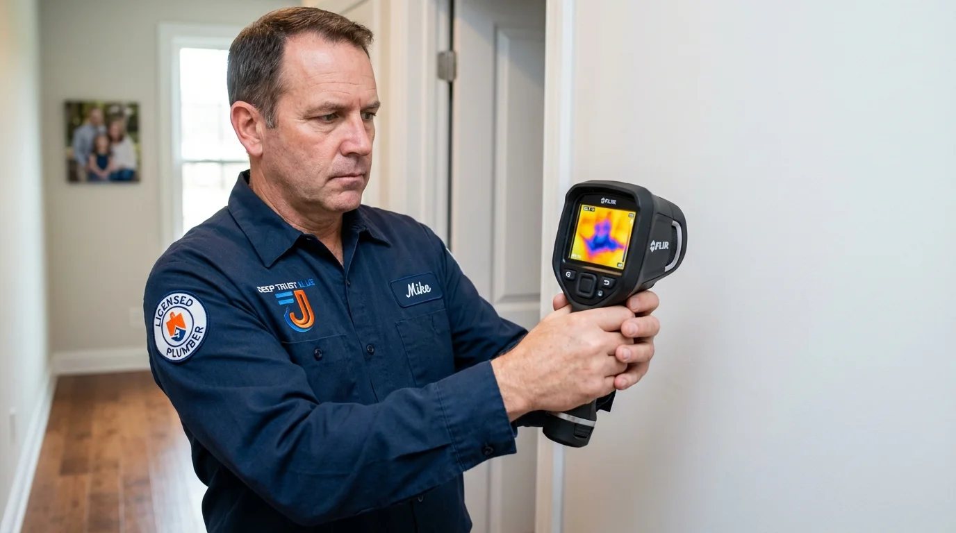 Thermal imaging leak detection by Johns Plumbing LLC in Peekskill